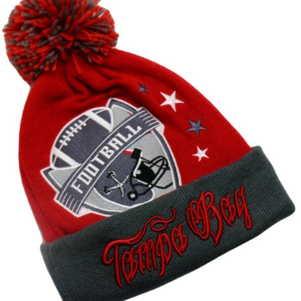 Tampa Bay Premium Colossal Cuffed Pom Beanie